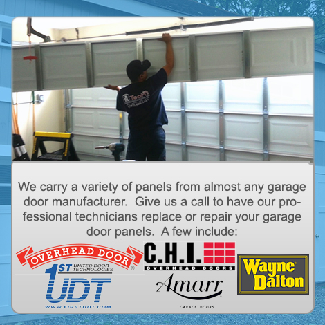 Garage Door Panel Repair Redmond WA